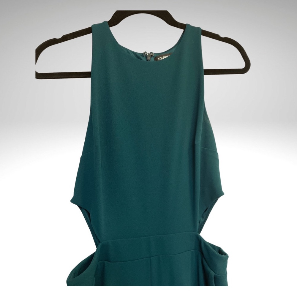 Express Green Jumpsuit Used